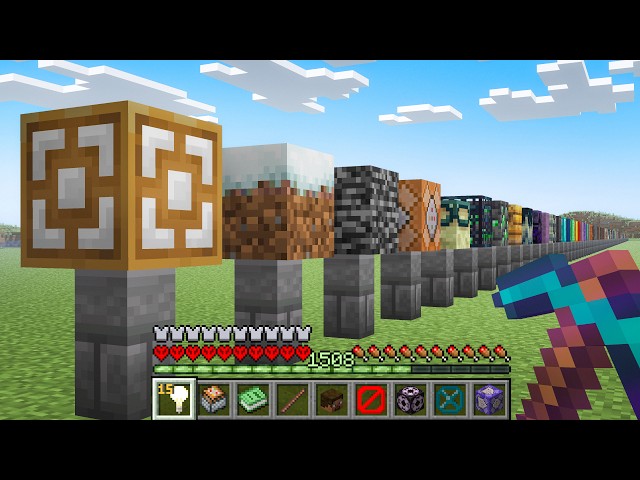 I Collected All 123 "Unobtainable" Minecraft Items