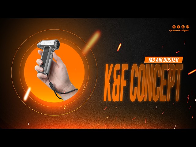 K&F Concept M3: Review of the 2-in-1 Electric Blower/Vacuum with LED Light