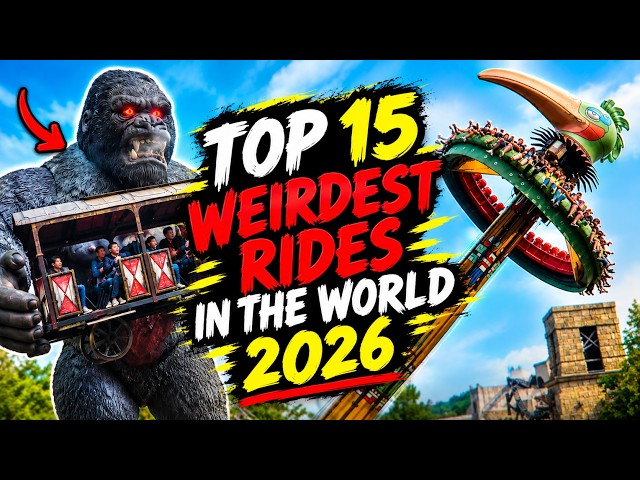 Top 15 WEIRDEST Rides In The World!