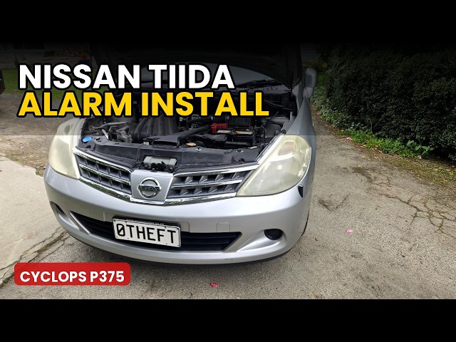 Nissan Tiida Alarm Install – Cyclops P375 Security System