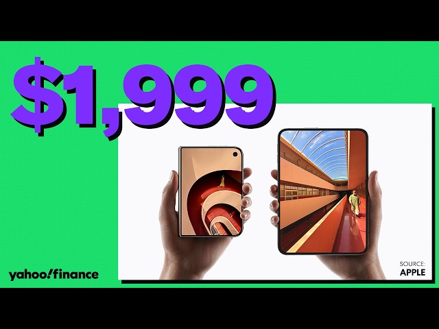 Apple's new CEO unveils a foldable iPhone: The whole event in 7 minutes