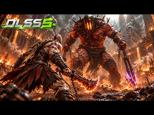 GOD OF WAR 3 REMASTERED – Kratos vs HADES | DLSS 5 BRUTAL Boss Fight | CHAOS MODE [PS5 Pro]