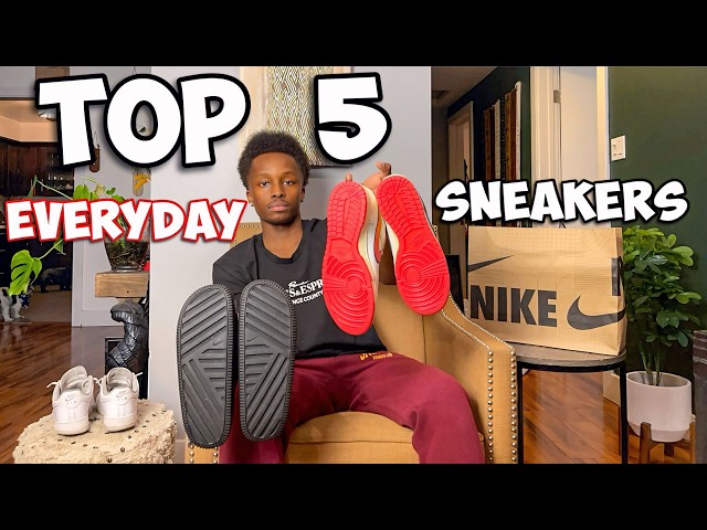 TOP 5 MOST COMFORTABLE "EVERYDAY" SNEAKERS YOU CAN BUY RIGHT NOW