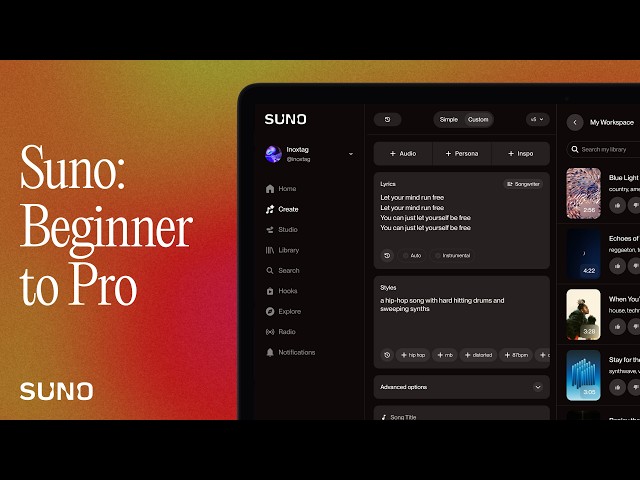 How to Use Suno: From Beginner to Pro Features Explained