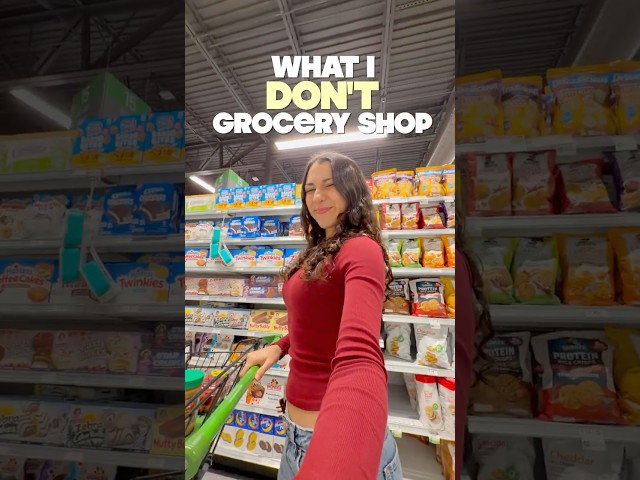 What I DON'T Grocery Shop (for healthy hormones) #food #healthy #groceryshopping