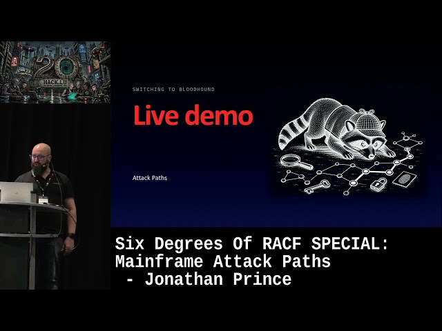 Six Degrees Of RACF SPECIAL: Mainframe Attack Paths - Jonathan Prince