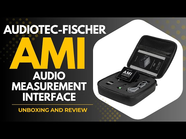 Audiotec Fischer AMI - audio measurement interface unboxing and review
