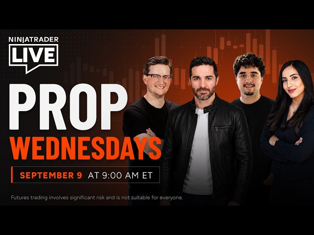 NinjaTrader Live | Futures Trading + Analysis | Lanto + Nick + Salma, Nick + Stowe (9/9/26)
