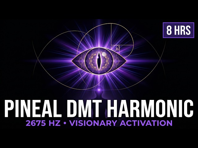 The Pineal DMT Harmonic | 2675 Hz Spontaneous Visionary Activation (8 Hours)