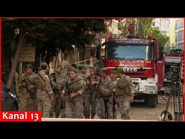 Morning scene in Beirut after Israeli strike kills Hezbollah commanders