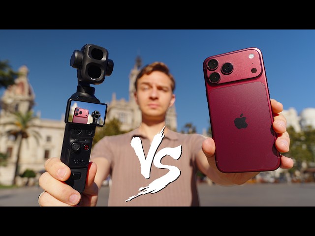 iPhone 18 Pro Max vs DJI Pocket 4P Camera Comparison