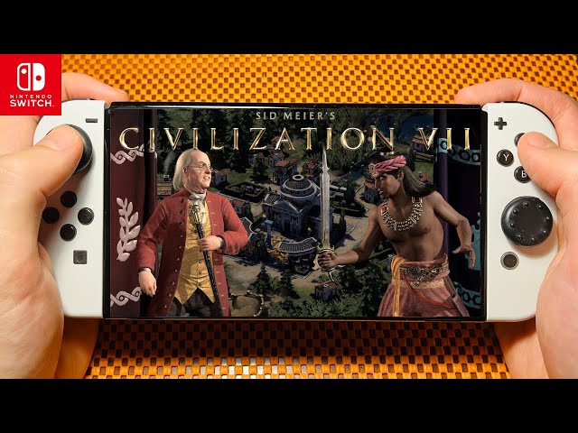 Sid Meier's Civilization VII — Gameplay on Nintendo Switch (Handheld Mode)