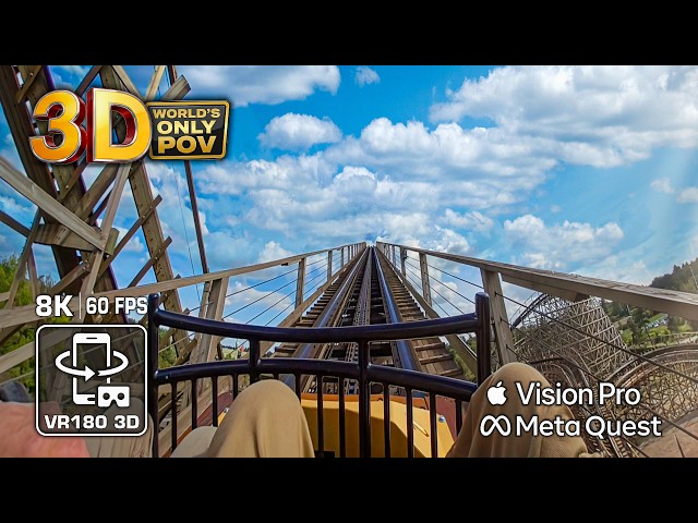 Troy 3D Epic 8K VR Roller Coaster VR180 — захватывающий и потрясающий вид от первого лица #metaquest