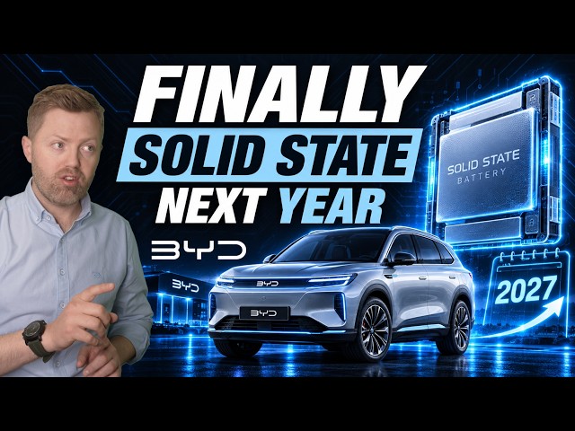 BYD CONFIRMED its first SOLID-STATE battery vehicle will appear next year