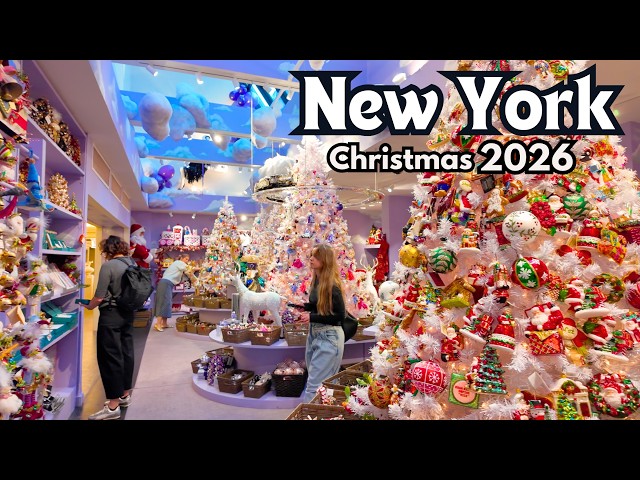 First Look at Christmas on NYC’s Fifth Avenue 🎄 | New York Christmas Walk 2026 [4K]