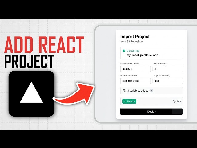 How to Add React Project in Vercel (Full Guide)