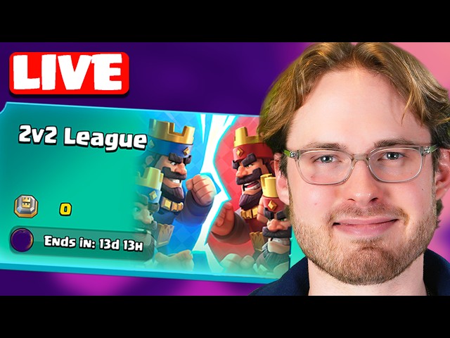 PUSH TO TOP 1 IN 2V2 LEAGUE WITH @Ian77-ClashRoyale