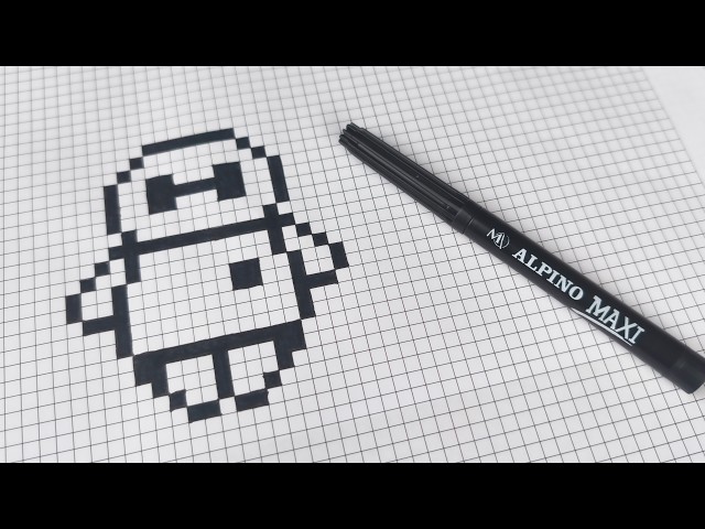 Baymax Piksel Sanatı Nasıl Çizilir? #pixelart #baymax