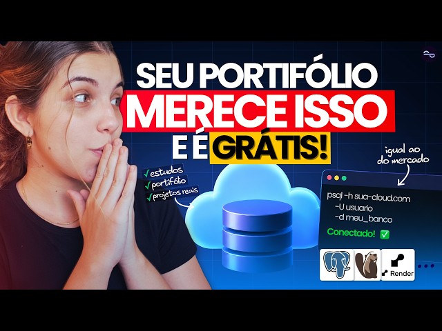 PARE DE FAZER PROJETOS FAKE: TENHA UM BANCO DE DADOS NA CLOUD! (GRÁTIS!)