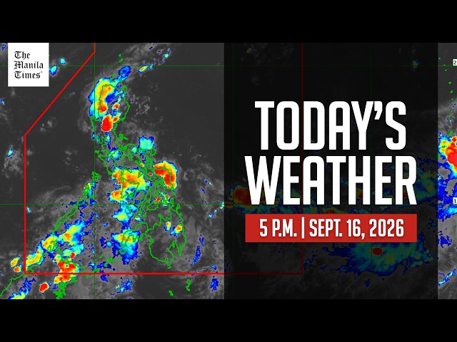 Today's Weather, 5 P.M. | Sept. 16, 2026