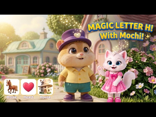 Harry’s Magic Hat is Broken! 🎩 Can Mochi Fix It? (Letter H) #kids