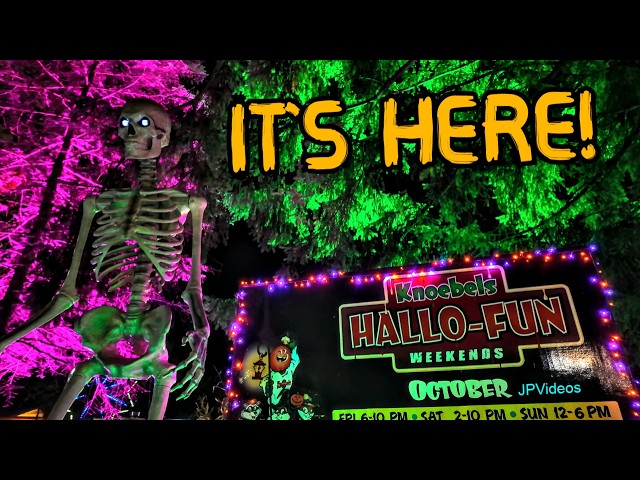 Knoebels HALLO-FUN 2026 is HERE! HAUNTED Train Ride & Spooktacular Fun