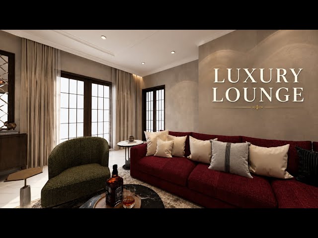 360° Luxury Lounge Interior Design | Complete Virtual Walkthrough Before Execution