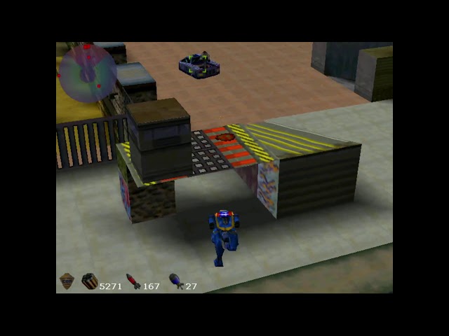 Future Cop L.A.P.D. Demo PC Gameplay (Windows 95 - PCem v15)