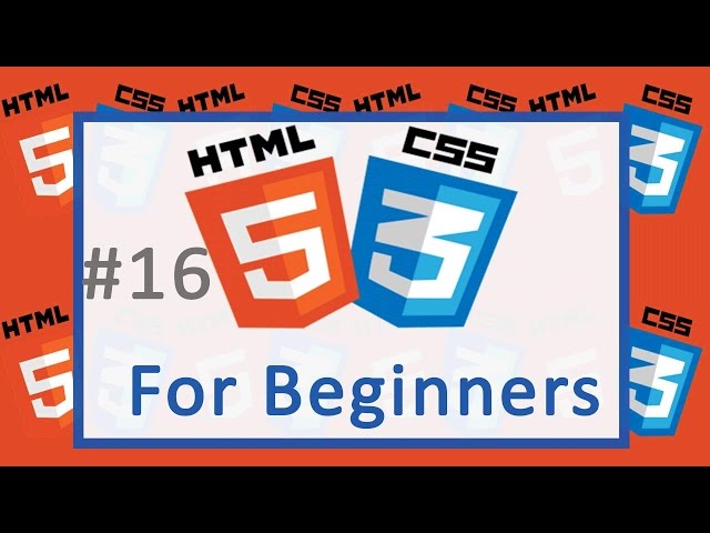 16 CSS Tutorial Intro
