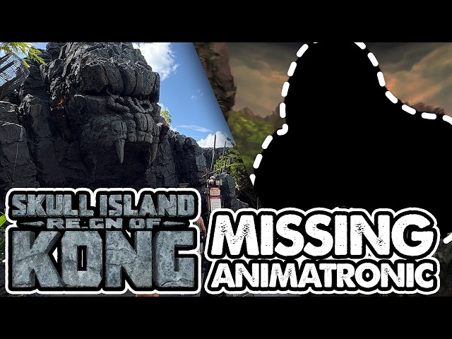 Skull Island: Reign of Kong Reopens Replacing Damaged Kong Animatronic with Blank Screen
