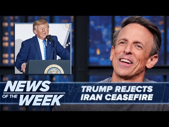 Trump Rejects Iran Ceasefire, Uses Taxpayer Funds for His Campaign Ads: Late Night News of the Week