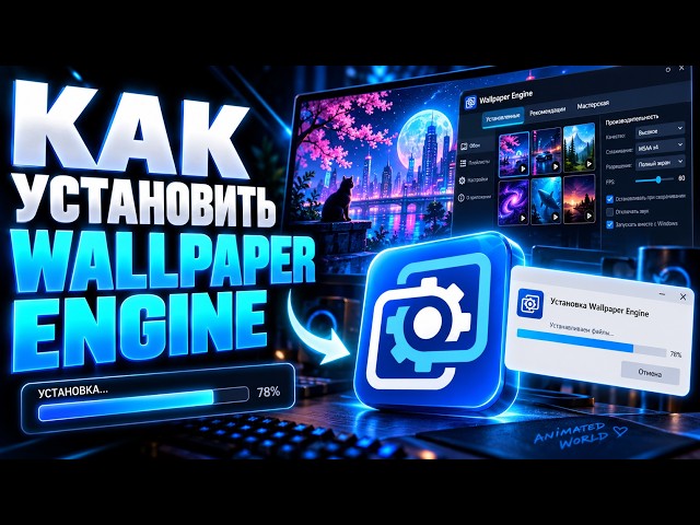 How to Download and Install Wallpaper Engine on PC | Live and Animated Wallpapers!