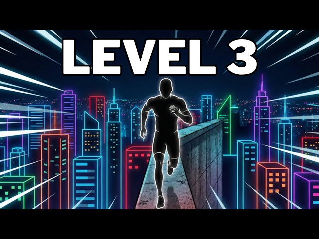 HIGH ENERGY Immersive Interactive Warm-up | ROOFTOP PARKOUR POV 🏃‍♂️ | Full Body Cardio & Reaction⚡️