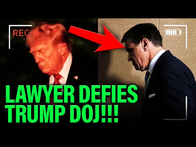 Trump DOJ FIRES Lawyer after DEFYING DOJ!!!