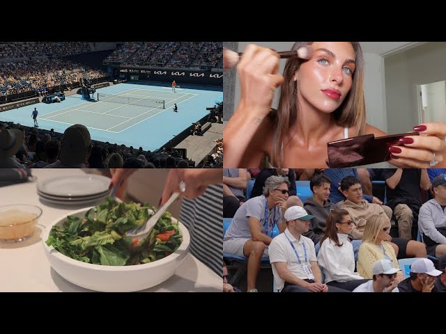 australian open vlog: match days & off days