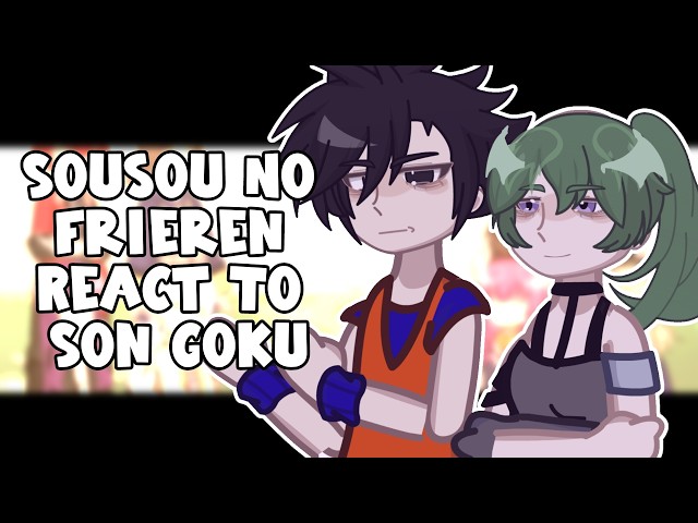Sousou No Frieren React To Son Goku // 🇷🇺/🇺🇸 // Gacha React