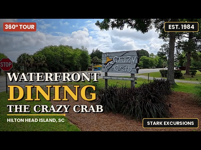 Is this Hilton Head's best waterfront restaurant? The Crazy Crab 360° tour & review