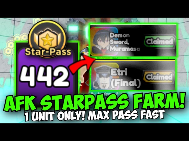 Best FULL AFK Starpass Method 1 UNIT! FREE 7 STAR ESDEATH & AKAMI! in OG ASTD