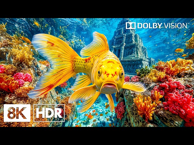 Peaceful Marine Creatures in 8K HDR | Dolby Vision™