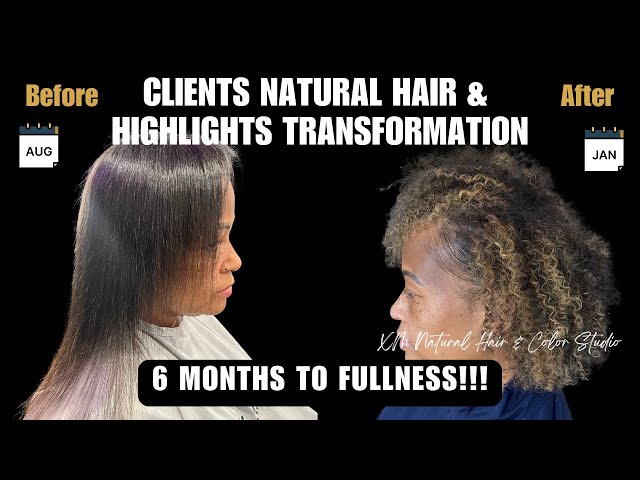 6 Months to Fullness!!! Natural Hair & Highlights Stunning Transformation🤯🤯🤯