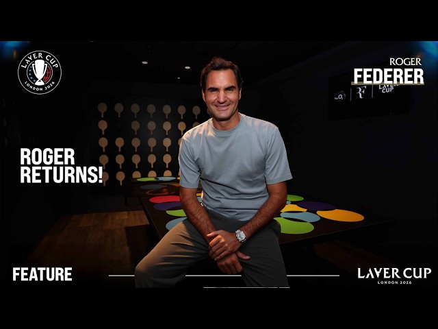 Roger Federer Returns to London | Laver Cup 2026