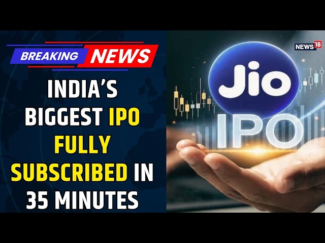 Jio Platforms IPO Makes History! Fully Subscribed In Just 35 Minutes | JIO Platforms IPO News