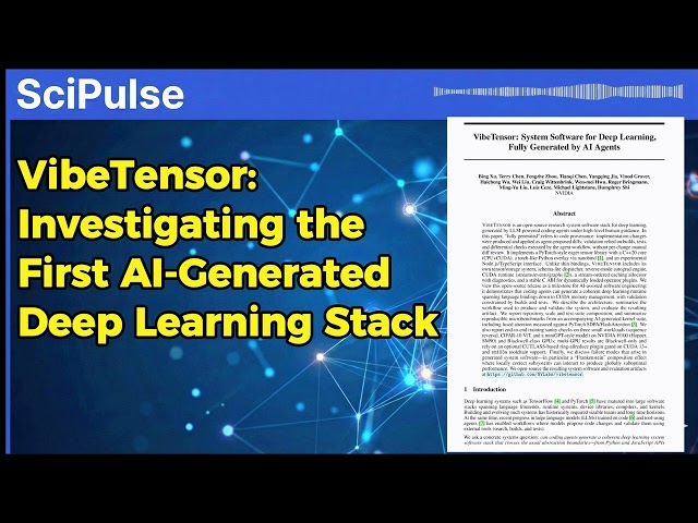 VibeTensor: Investigating the First AI-Generated Deep Learning Stack