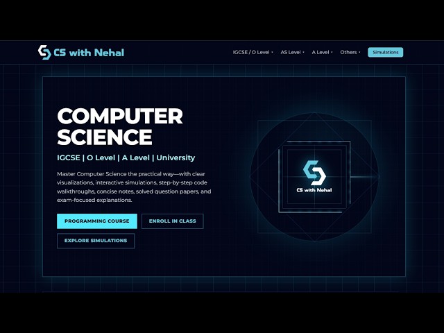 CSwithNehal.xyz | Learn Computer Science Visually