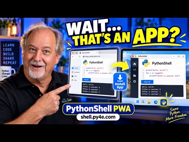 Turning PythonShell Into a PWA — That Was Surprisingly Easy