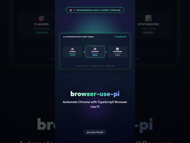 Automate Chrome with TypeScript! Browser Use Pi 🤖