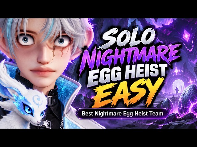 How To Solo Nightmare Egg Heists - Aniimo Egg Heist Strongest Team
