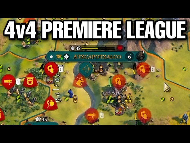 Civ 6 4v4 Premiere League (Trynda vs Lege) - @TryndaCiv vs @legegaming2839