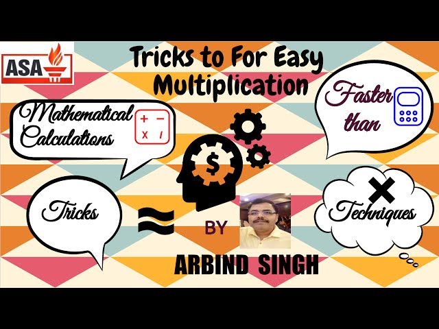 MATHS:TRICKS FOR EASY MULTIPLICATIONS PART-01