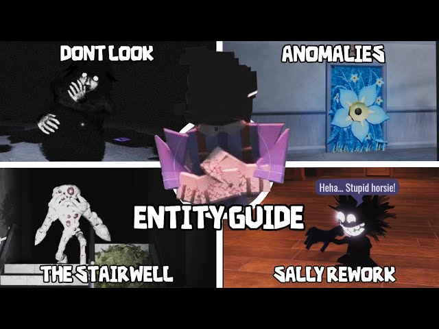 All NEW Entities Guide for The Archives & Stairwell Subfloors + Sally Rework | Roblox Doors Update